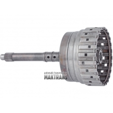 Input shaft E Overdrive Drum assembly 6 frictions 71 teeth ring gear, automatic transmission ZF 6HP32 1070271030 used