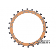 Torque converter friction plate ZF 6HP21 ZF 6HP26 (268mm 207mm 10.4mm 24T) FS-CP-56BW