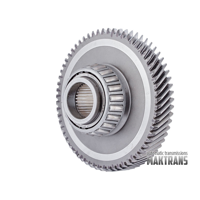 Output shaft gear with bearing and case,Driven Gear (63 teeth) 01M 01N 01P 096 097 098 099 90-up 096323873B 003519185F 096323887S  used