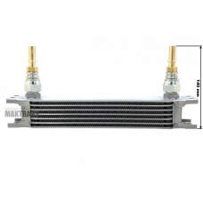 Universal oil cooler 6-row. Fitting adapter for quick-detachable fitting 11.8 
