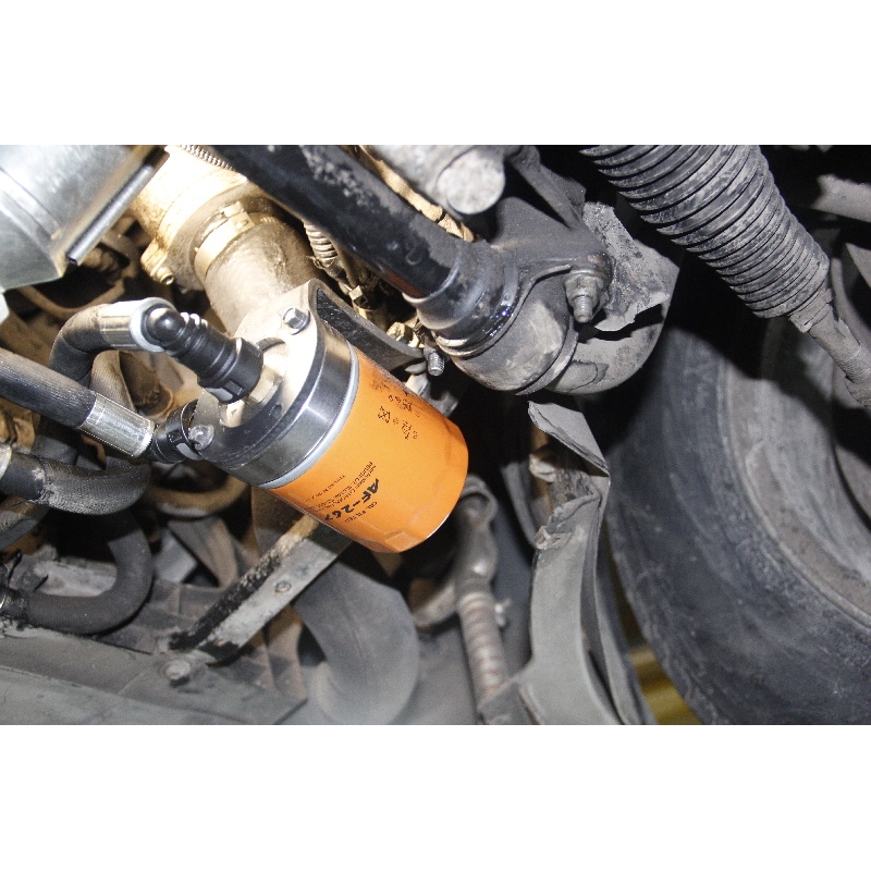 An additional filtration kit is installed for the break-in period after the repair of the automatic transmission, torque converter, valve body, AUDI Q5 Box model DL501 0B5