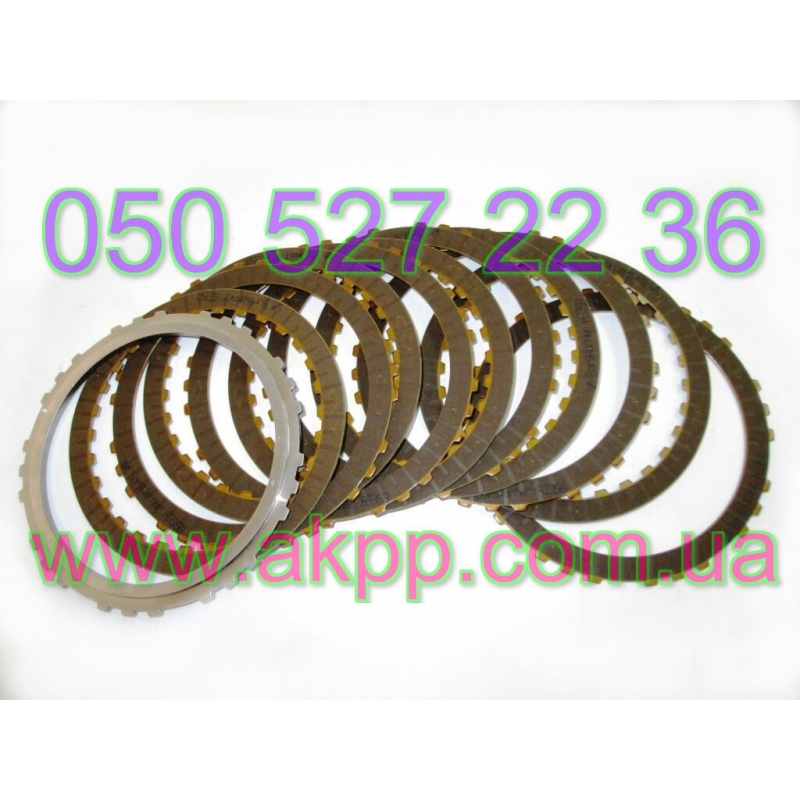 Steel and friction plate kit, package UNDERDRIVE A6LF1 09-up 454253B400