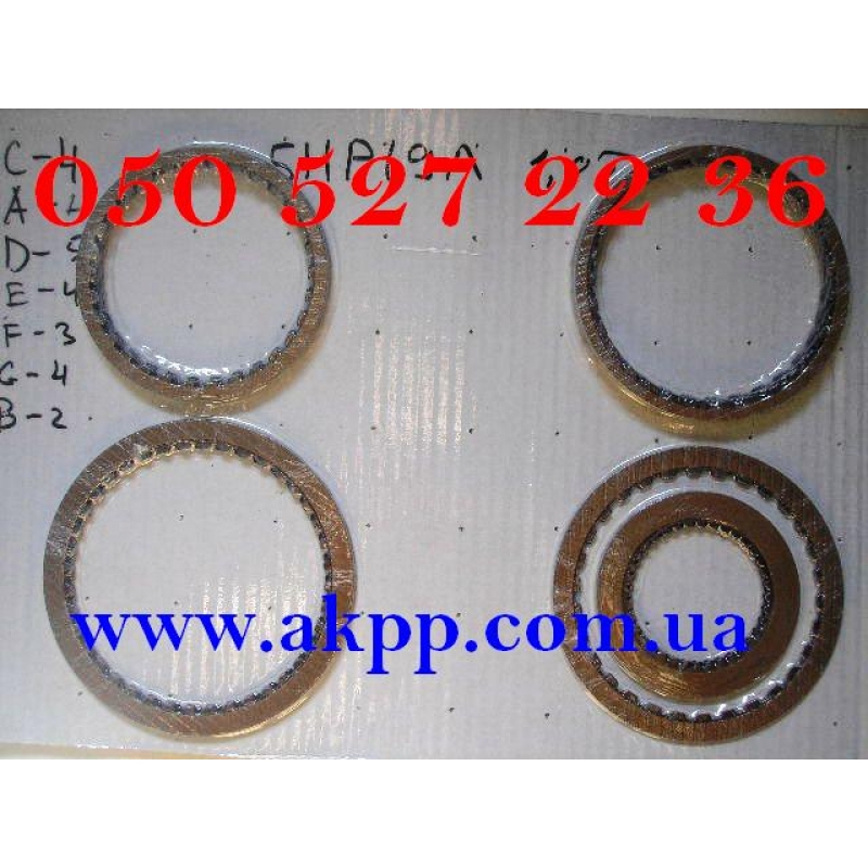 Friction plate kit ZF 5HP19 ZF 5HP19FLA 1.8L Turbo 97-up