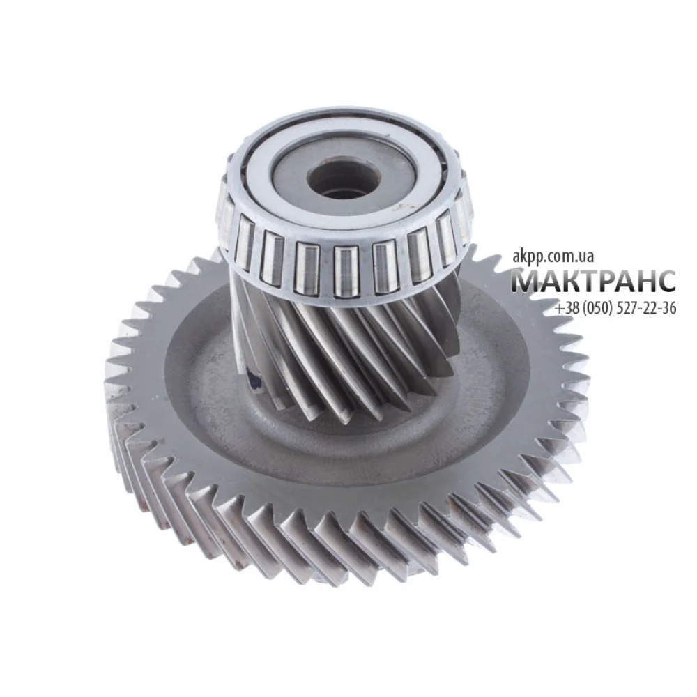 Intermediateshaft(used)withthedrivegearsandwithdrivengearhaving47teethanddrivegear20teethoftheprimarygearset,automatictransmissionU660EToyotaCamry06-up,RAV409-up,Avensis09-15,Venza08-up,Highlander13-up,Avalon07-up,L